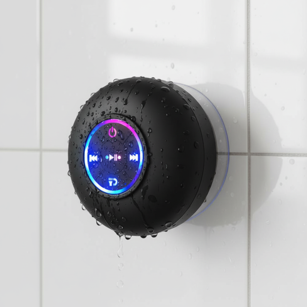 Luksify Głośnik Prysznicowy Przyssawkowy