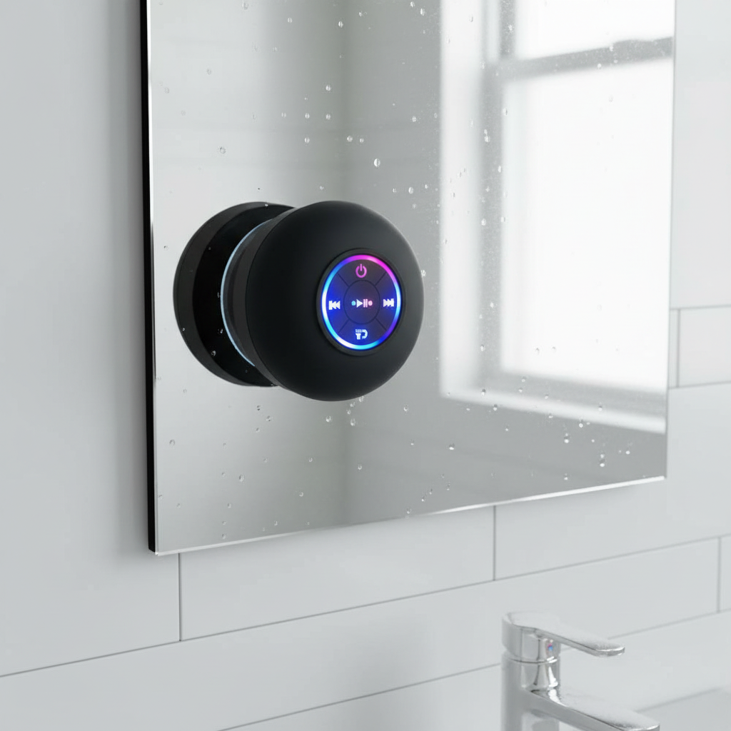 Luksify Głośnik Prysznicowy Przyssawkowy