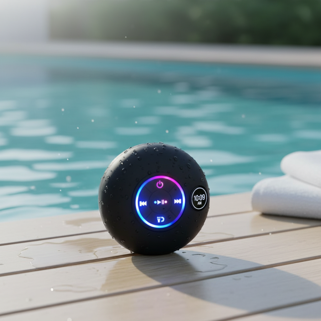 Luksify Głośnik Prysznicowy Przyssawkowy